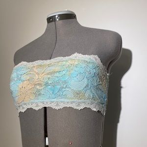 Free People Tie Dye Lace Bandeau